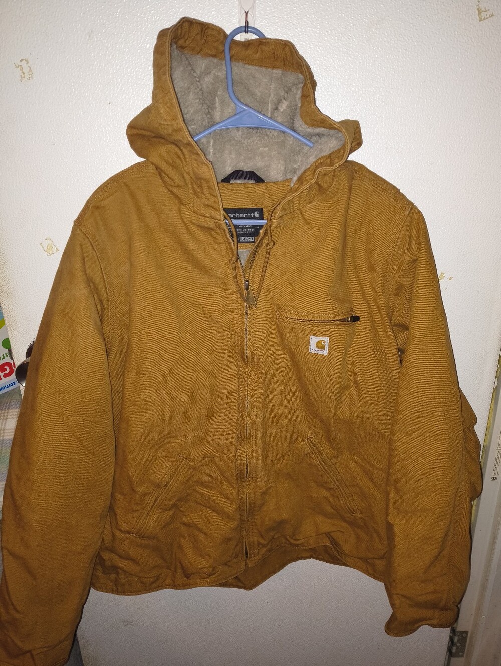 Carhartt Women's Hooded Insulated Jacket - Carhartt Brown/Carhartt Gold Tone